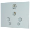 Honeywell MK Wraparound W26424 6-16A White Socket