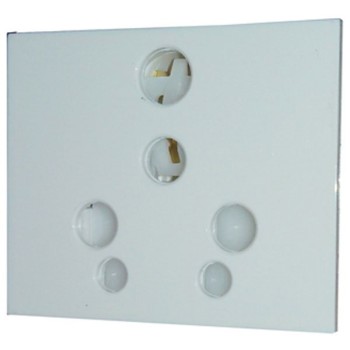 Honeywell MK Wraparound W26424 6-16A White Socket