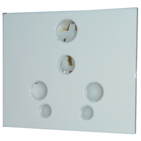 Honeywell MK Wraparound W26424 6-16A White Socket