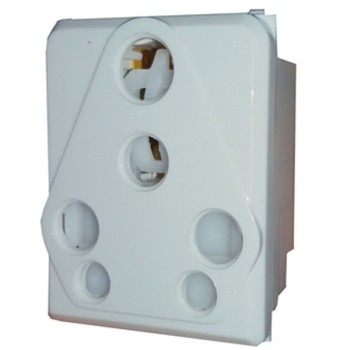 Honeywell MK Wraparound W27424 10-16A White Socket