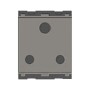 Norisys Cube C5331.02 16A 3 Pin 2M Shuttered Grey Socket