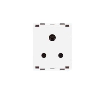 Lauritz Knudsen Englaze CB92602CW06 6A Snow White Socket