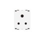Lauritz Knudsen Englaze CB92602CW06 6A Snow White Socket