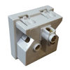 Honeywell MK Citric CW421WHI 3 Pin 2M Sockets With Safety Shuter