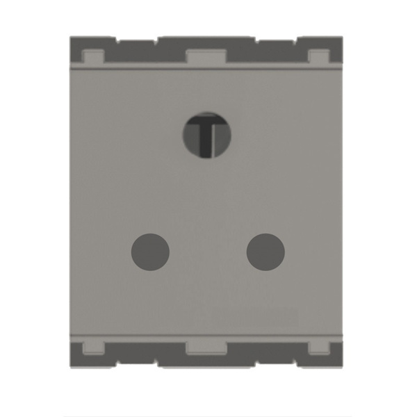 Norisys Cube C5213.02 6A 3 Pin 2M Grey Socket