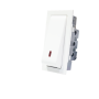 Legrand Britzy 673413 16A 1 Way White Switch With Indicator