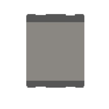 Norisys Cube C5160.02 16A SP 2M One Way Grey Palm Switch