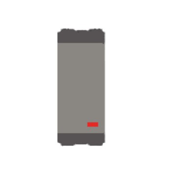 Norisys Cube C5731.02 25A 1M One Way Indicator Grey Switch