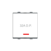 Micron Artize 32A DP White LED Switch