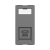 GM AA1043 Electric Grey RJ11 Socket With Shutter And Name Plate