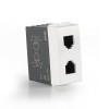 GM AA1045 White Dual RJ11 Socket