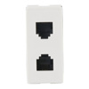 GM AA1045 White Dual RJ11 Socket