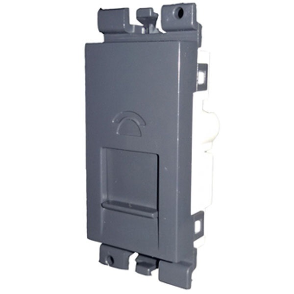 Honeywell MK Blenze DW492BLK Dual Black RJ11 Socket