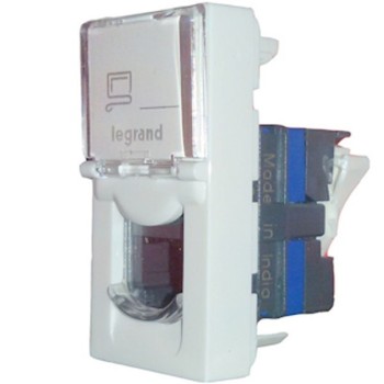 Legrand Myrius 673055 6-UTP White RJ45 Socket