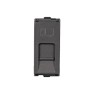 Lauritz Knudsen Englaze CB92301TM45 RJ45 Cat 6A Shuttered 1M Mountain Grey Socket