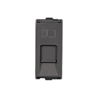 Lauritz Knudsen Englaze CB92301TM45 RJ45 Cat 6A Shuttered 1M Mountain Grey Socket