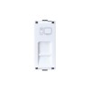 Lauritz Knudsen Englaze CB92301TW45 RJ45 Cat 6A Shuttered 1M Snow White Socket