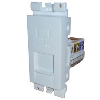 Honeywell MK Blenze DW493WHI Cat6 White RJ45 Socket