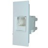 Honeywell MK Wraparound W26493 Cat6 White RJ45 Socket