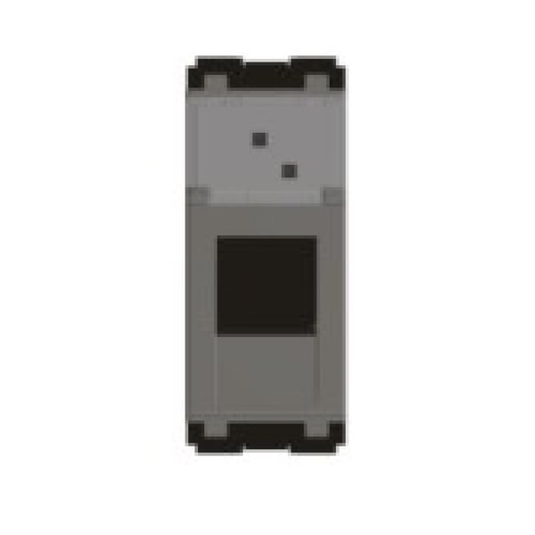 Norisys Cube C5802.02 Cat 6e UTP Shuttered Grey RJ45 Socket