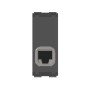 Norisys TG9 T9802.02 Cat 6e UTP Shuttered Quartz Grey RJ45 Socket
