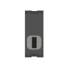 Norisys TG9 T9736.02 A-Type Quartz Grey USB Charger Socket