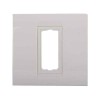Anchor Roma Tresa 30216WH 1M White Cover Plate With Frame