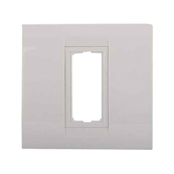 Anchor Roma Tresa 30216WH 1M White Cover Plate With Frame