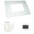 GM Casablanca PKSB01001 1M Glossy White Cover Plate With Frame