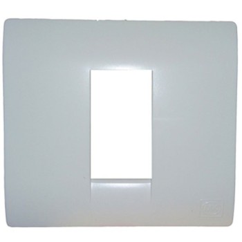 Honeywell MK Blenze DW101WHI 1M White Cover Plate With Frame