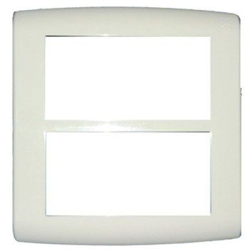 Honeywell MK Wraparound S26110 10M White Cover Plate With Frame