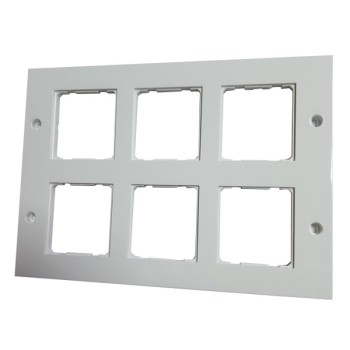 Anchor Roma Deko 21361WH 12M White Cover Plate With Frame