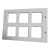 Anchor Roma Deko 21361WH 12M White Cover Plate With Frame