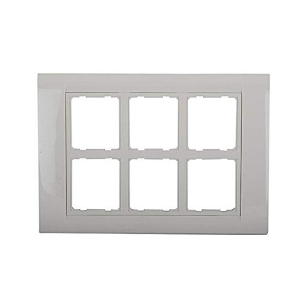 Anchor Roma Tresa 30271WH 12M White Cover Plate With Frame