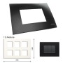 GM Casablanca PLSB12007 12M Soft Black Currant Cover Plate With Frame