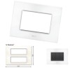 GM Casaviva PXSF12007 12M Glossy White Cover Plate With Frame