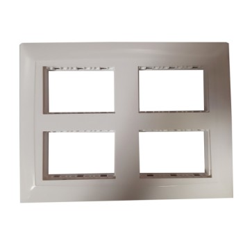 Legrand Britzy 673497 12M White Cover Plate With Frame