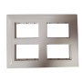 Legrand Britzy 673497 12M White Cover Plate With Frame