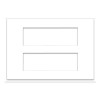 Micron Artize 12 M White Cover Plate With Frame