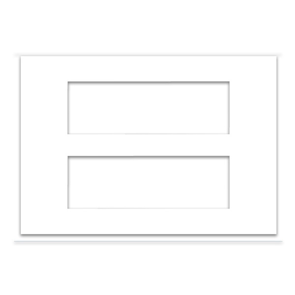 Micron Artize 12 M White Cover Plate With Frame