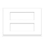 Micron Artize 12 M White Cover Plate With Frame