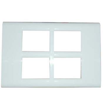ABB 16 Module Snieo Cover Plate With Frame
