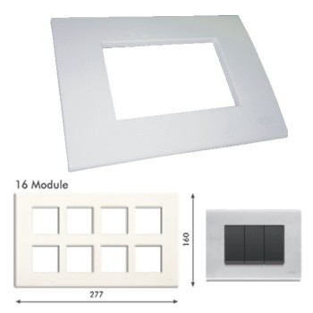 GM Casablanca PMSB16008 16M Metalik Sterling Silver Cover Plate With Frame