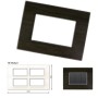 GM Casaviva PJSF16008 16M Wood Wenge Cover Plate With Frame