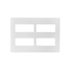 Legrand Mylinc 675573 16M White Cover Plate With Frame