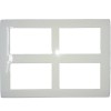 Honeywell MK Wraparound S26016 16M White Cover Plate With Frame