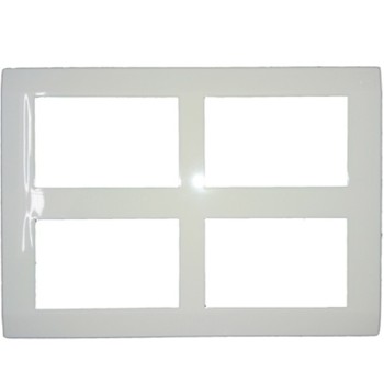 Honeywell MK Wraparound S26016 16M White Cover Plate With Frame