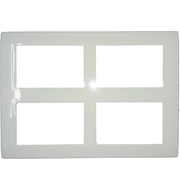 Honeywell MK Wraparound S26016 16M White Cover Plate With Frame