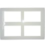 Honeywell MK Wraparound S26016 16M White Cover Plate With Frame
