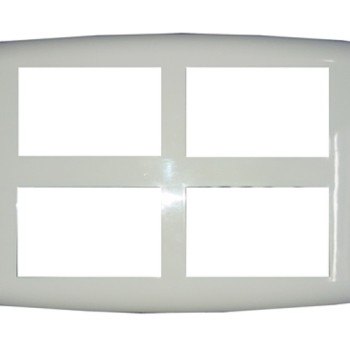 Honeywell MK Wraparound W26016 16M White Cover Plate With Frame